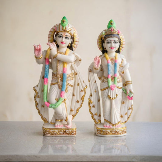 Radha Krishna Idol Set